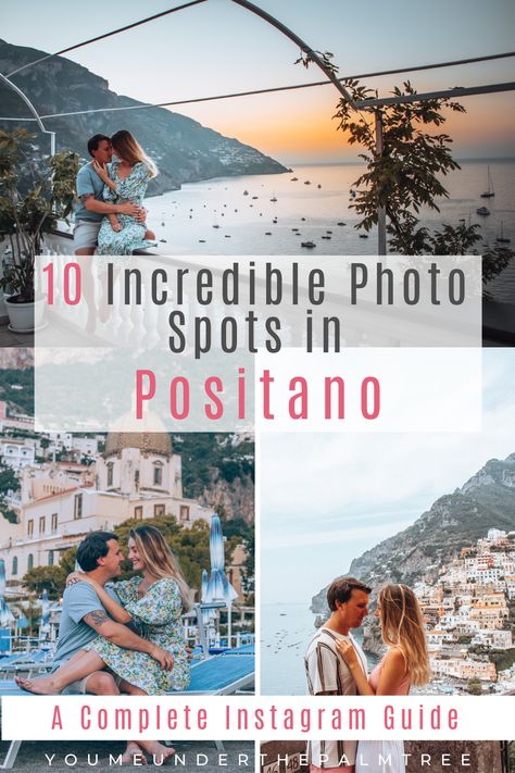 Positano Instagram Spots, Positano In October, Positano Photo Spots, Positano Beach Pictures, Positano Italy Photography, Amalfi Coast Photo Ideas, Positano Photo Ideas, Positano Beach, Cliff Side