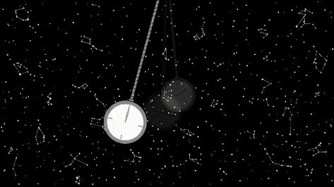 Animation of Black and White Swinging Pendulum with Clock. Single Object Isolated on Starry Night Background. Pendulum Illustration, Starry Night Background, Clock Pendulum, 3d Wall Clock, Night Background, Black And White Illustration, Starry Night, Wall Clock, Clock