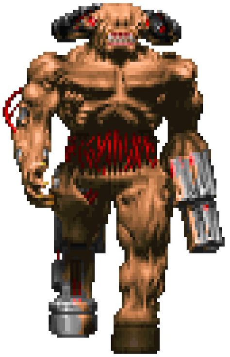 Doom Sprites, Urban Horror, Military Drawing, Doom 1993, Doom Art, Doom Videogame, Doom Guy, Doom 4, Doom Demons