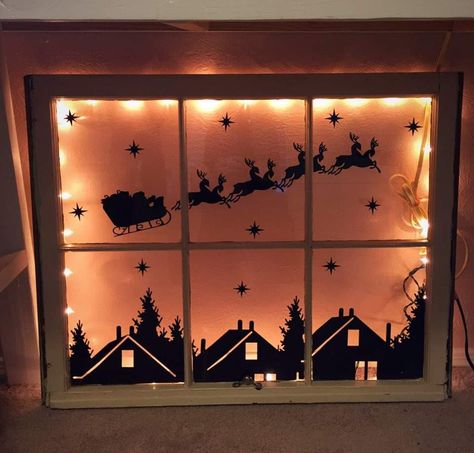 Christmas Window Painting, Winter Diy Crafts, Christmas Advent Calendar Diy, Christmas Window Display, Christmas Window Decorations, Christmas Themes Decorations, Diy Advent Calendar, Xmas Diy, Christmas Advent Calendar