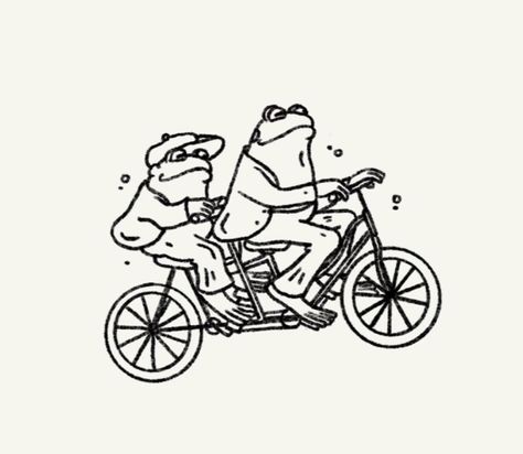 Frog On Skateboard Tattoo, Frog And Toad Tattoo, Frog Vector, Skateboard Tattoo, Bike Tattoos, Small Tats, Frog Tattoos, Color Me Mine, Sibling Tattoos