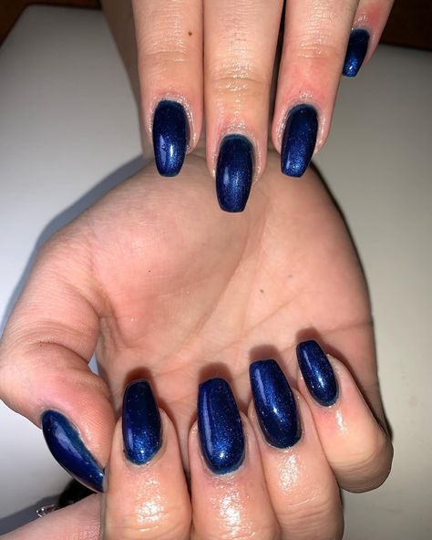 Shiny Navy Blue Nails, Deep Blue Glitter Nails, Deep Blue Sparkle Nails, Cruel Summer Nails, Dark Blue Shiny Nails, Dark Blue Iridescent Nails, Dark Blue Velvet Nails, Metallic Navy Blue Nails, Sparkly Navy Nails