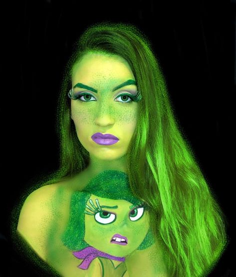 Beauty Images, Costume Makeup, Maquillaje De Ojos, Halloween Makeup, Eye Makeup, Inside Out, Make Up, Disney Princess, Disney Characters