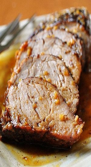 Island Pork Tenderloin ~ This pork tenderloin rocks! So full of flavor. | summer entertaining dinner recipe Island Pork Tenderloin, Glazed Pork, Pork Dinner, Pork Tenderloin Recipes, Pork Dishes, Pork Tenderloin, Meat Dishes, Food Network, Pork Recipes