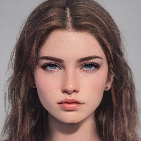 #fanfiction # Fanfiction # amreading # books # wattpad Art Breeder Girl, Brown Hair Blue Eyes Girl, Art Breeder, Brown Hair Blue Eyes, Girl With Brown Hair, Brown Hair Brown Eyes, Female Character Inspiration, Brown Eyed Girls, Illustration Art Girl