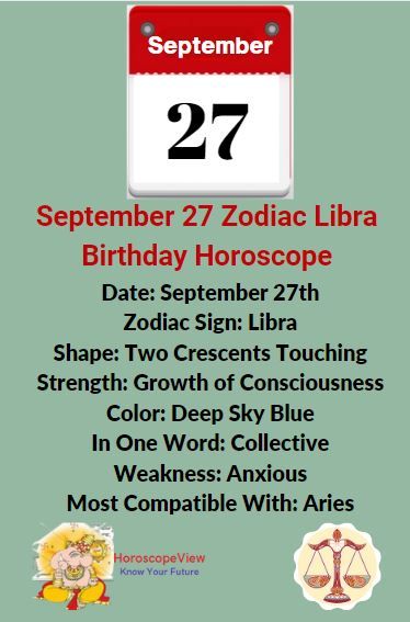 September 27 Zodiac Horoscope 27 September Birthday, September 27 Zodiac Sign, Good Morning Rose Gif, Libra Dates, September Zodiac, Birthday Personality, Horoscope Dates, Know Your Future, Birthday Horoscope