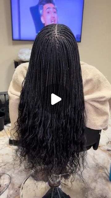 Hairbyfi on Instagram: "Micro braids with curly ends 

#bohostyle #bohotwist #houstonbraider #houstonboxbraids #houstonhairstylist #houstonmicrobraids #houstonbohobraids #houstongypsybraids #houstonfrontals #miamibraids #houstonsewin #houstonhairstylist #dallasmicrobraids #houstoncurlyhair #boxbraids #goddessbraids #dallasbraids #microbraids #protectivestyles #houstonmicrobraids #nycbraider #atlantabraids #atlantabraider #labraider #explorepage #atlantahairstylist #microlocs #sisterlocs #fypage #invisiblebraidsatl #houstontreebraids" Microbraid Hairstyles Micro Braids, Microlocs With Curly Ends, Microbraids Hairstyles Micro Braids, Micro Boho Braids, Large Micro Braids, Micro Braids With Curly Ends, Microbraid Hairstyles, Micro Knotless Braids, Micro Braids Human Hair