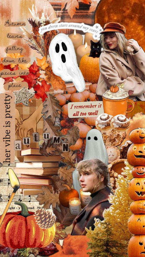 Can’t wait for autumn keaves falling down like pieces into place! #fall #taylorswift #erastour #red #alltoowell #halloween #theone #autumn #evermore #vibes Vision Board Workshop, T Swift, Halloween Wallpapers, Wallpaper Halloween, Taylor Swift Wallpaper, All Is Well, Halloween Wallpaper, Falling Down, Autumn Leaves