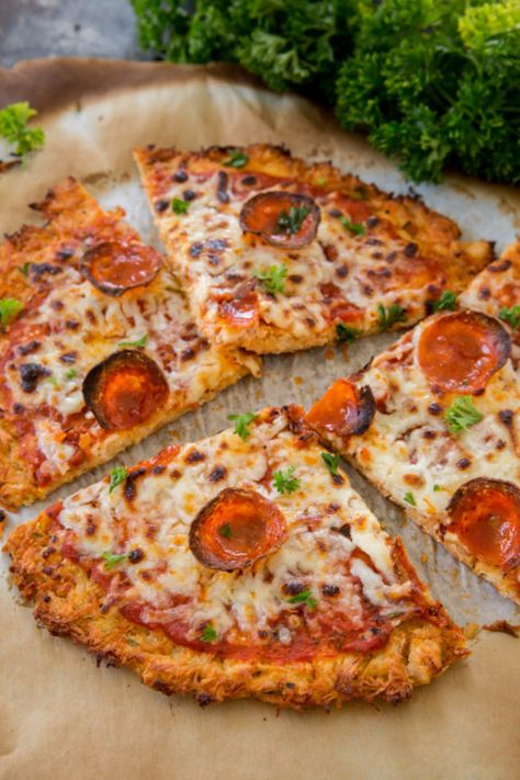 Pizza Chicken Crust Recipe, Keto Chicken Pizza Crust Recipe, Chicken Crust Pizza Optavia, Low Carb Chicken Pizza Crust, Low Carb Chicken Crust Pizza, Pizza Crust Made With Canned Chicken, Keto Chicken Crust Pizza Recipe, Keto Canned Chicken Pizza Crust Recipe, Canned Chicken Pizza Crust Air Fryer