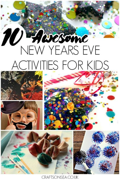 new years eve activities for kids New Year Projects For Preschool, New Year Crafts For Kindergarten, New Years Montessori Activities, New Years Social Studies Activities, Easy New Year Crafts For Kids, New Year Art For Preschool, New Year Activity For Toddlers, New Years Craft For Kindergarten, 2024 Preschool Activities