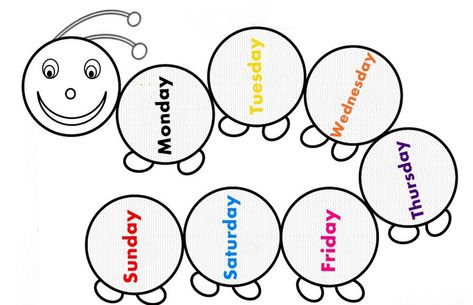 caterpillar days of the week crafts for kids - Preschool and Homeschool Preschool and Homeschool Very Hungry Caterpillar Worksheets, Butterfly Life Cycle Kindergarten, Caterpillar Worksheets, Preschool Calendar Time, Life Cycles Kindergarten, The Very Hungry Caterpillar Activities, Funny Crafts, Preschool Calendar, Hungry Caterpillar Activities