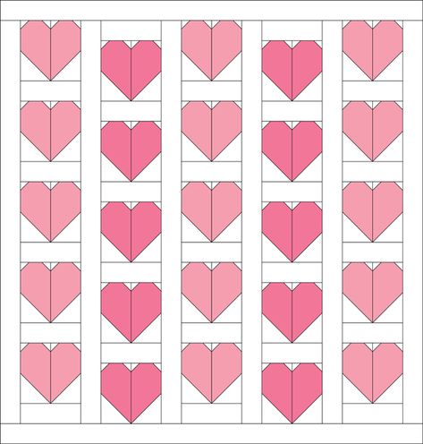 Heart Quilt Free Pattern, How To Make A Heart Quilt Block, Free Heart Quilt Block Pattern, Free Heart Quilt Patterns, Heart Quilts Easy, Hand Sew Quilt, Heart Blocks Made Easy, Heart Quilt Blocks, Heart Quilt Block