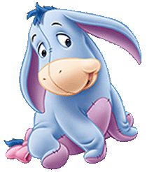 Youth Baby Eeyore, Eeyore Tattoo, Pooh Bebe, Eeyore Pictures, Winnie The Pooh Drawing, Kids Canvas Painting, Baby Disney Characters, Pooh Winnie, Disney Cuties