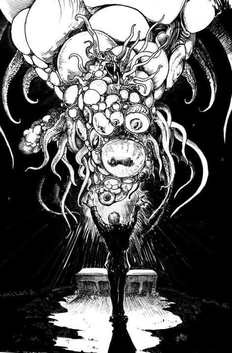 Yog-Sothoth Lovecraft Monsters, Cthulhu Fhtagn, Lovecraft Art, Yog Sothoth, Cthulhu Art, Call Of Cthulhu Rpg, Lovecraft Cthulhu, Weird Fiction, Lovecraftian Horror