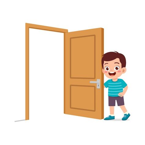 Open Door Cartoon, Door Cartoon, تصنيف الحيوانات, Door Clipart, Classroom Commands, Opened Door, Door Illustration, Door Drawing, Door Pictures