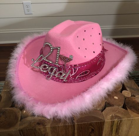 Pink Cowboy Birthday Hat 21 Birthday Cowgirl Hats, 21st Bday Cowboy Hat, 21 Cowgirl Hat, 21st Cowgirl Hat, 21st Cowboy Hat, 21 Cowboy Hat, 21st Birthday Cowboy Hat, 21st Birthday Cowgirl Hat, Pink Cowgirl 21st Birthday Party