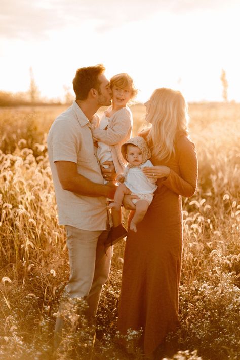 Sunset family photos with toddler and baby | Violet Short Photography, Indianapolis IN Fall Pictures Family Photo Sessions, Family Pictures With 2 Under 2, Fall Family Photos Toddler And Baby, Family Photos 2 Under 2, Fall Sunset Photoshoot, Family Photo With Baby And Toddler, Family Portraits With Toddler, Family Photos 2 Toddlers, Fall Family Photos Of Four