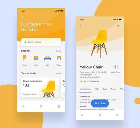 Furniture E Commerce iOS App. | ⭐ Use #uxchoice & @uxchoice to get featured • 👉 Follow @uxchoice for more design inspiration • Credit:… Web And App Design, Minecraft Download, Ui Design Mobile, Ui Ux 디자인, E-commerce App, Mobile Ux, App Design Layout, Ios App Design, Ecommerce App