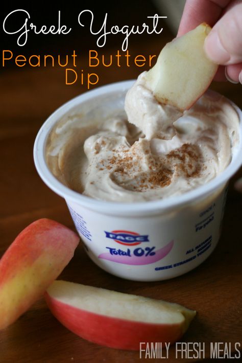 Greek Yogurt Peanut Butter Dip Fruit Dip With Greek Yogurt, Greek Yogurt Cookie Dough, Greek Yogurt Peanut Butter, Dip With Greek Yogurt, Pb2 Recipes, Greek Yogurt And Peanut Butter, Peanut Butter Dip, Greek Yogurt Dips, Fresh Meals