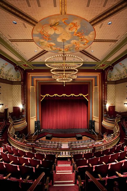 Theater Architecture, Theatre Interior, A Night At The Opera, Theatre Stage, Theatre Design, Bangor, Concert Hall, Romeo And Juliet, Movie Theater