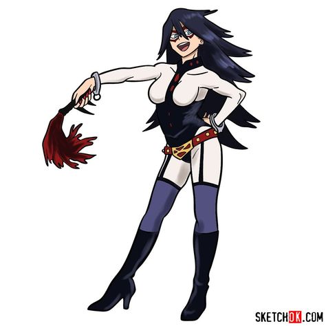 How to draw Midnight (Nemuri Kayama) Nemuri Kayama, Mt Lady, Dark Purple Hair, Bakugou Manga, Tv Tropes, Hero Costumes, Purple Eyes, Hero Academia Characters, Hero Arts