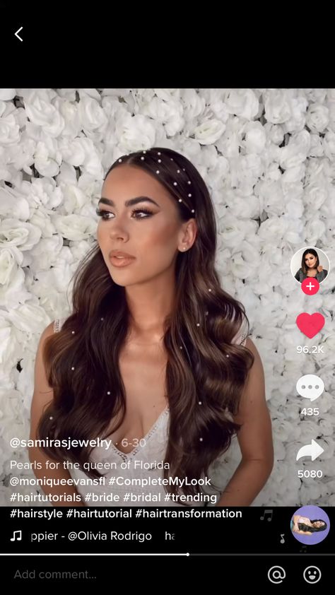 Wedding Hair With Rhinestones, Rhinestone Hairstyle Prom, Rhinestones In Hair Prom, Hair Styles With Rhinestones, Hair Rhinestone Hairstyles, Hairstyle With Gems, Rhinestone Hairstyles, Hair With Rhinestones, Rhinestone Hairstyle