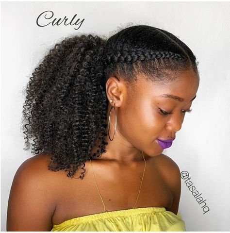 African Simple Hairstyles, Updo With Marley Hair, Gel Bolla For Black Women, Natural Hair Box Braids, Curly Drawstring Ponytail, Hair Clip In Extensions, Sleek Ponytail Hairstyles, Black Ponytail Hairstyles, Human Hair Clip Ins