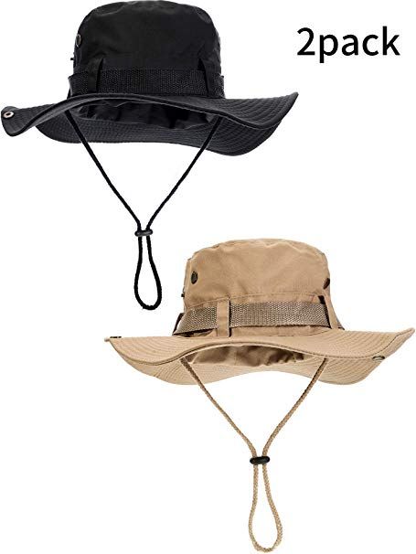 Safari Hats, Cancun Outfits, Hiking Summer, Fishing Cap, Black And Khaki, Boonie Hat, Safari Hat, Mens Sun Hats, Hat Wide Brim