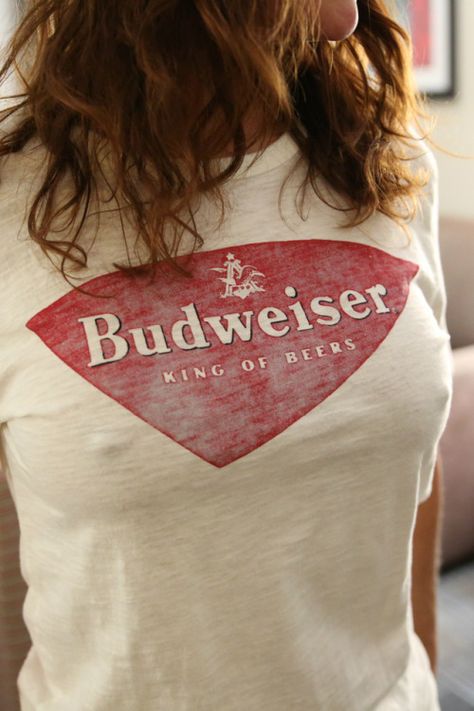 Photo Devine Intervention, Budweiser Shirt, Emma Rigby, Wet T Shirt, Wet Clothes, Windy City, Outfit Women, Club Outfits, Scarf Print