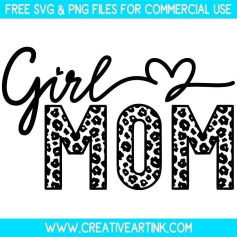 Leopard Print Girl Mom SVG – Free SVG Files | Creativeartink.com Teachers Thanksgiving, Basketball Mom, Free Cut Files, Free Svg Files, Create Digital Product, Cheer Mom, Christian Christmas, Free Svg Cut Files, Mom Svg