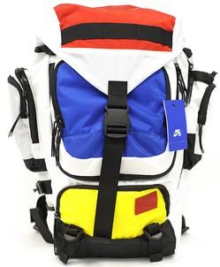 Nike SB Eugene Backpack (White/Varsity Royal/(Black)) Nike Sb, Stroller, Baby Strollers, Backpacks, Nike, White, Black