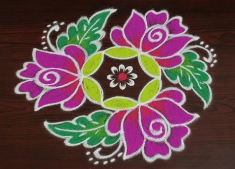 Bday Songs, Colourful Rangoli Designs, Modern Rangoli, Rangoli Designs Videos, Easy Rangoli Patterns, Ready Rangoli, Rangoli Designs For Beginners, Dotted Rangoli, Colour Kolam