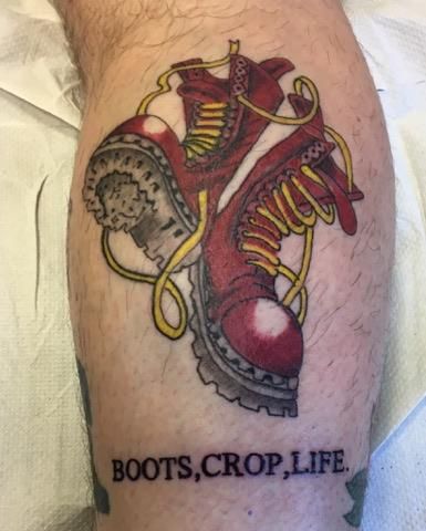 Doc Martin's done by Linzi. #docs #punklife #stomper #docmartin Skin Tattoo, Doc Martin, Piercing Studio, Weird And Wonderful, Skull Tattoo, Tattoo Ideas, Tattoos, Skin