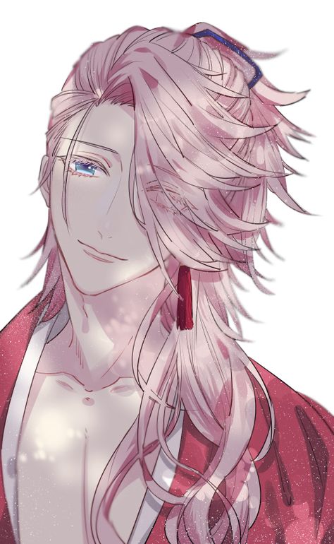 http://www.zerochan.net/2019982 Touken Ranbu || Souza Samonji Souza Samonji, Leona League Of Legends, Long Pink Hair, Pink Hair Anime, Touken Ranbu Characters, 5 Anime, Manga Boy, Anime Boys