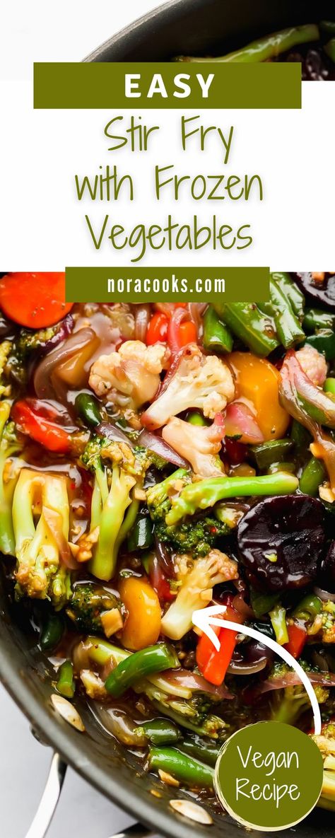 Easy Stir Fry Veggies, Chicken Teriyaki Stir Fry Frozen Veggies, Recipes With Frozen Stir Fry Vegetables, Frozen Veggie Stir Fry Recipes, Vegetables For Stir Fry, Steak Stir Fry With Frozen Vegetables, Shrimp Stir Fry Frozen Veggies, Vegan Stir Fry Vegetables, Stir Fry Veggies And Rice