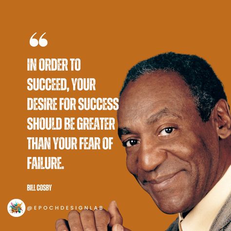 Don't let fear stop you from reaching success! Use your passion to push yourself and achieve your dreams. Remember success is waiting for you beyond fear. 🌟🚀 #Motivation #Entrepreneurship #ConquerFear Fear Motivation, Let Go Of Fear, Achieve Your Dreams, Push Yourself, Bill Cosby, Business Mindset, Greater Than, Moving Forward, Letting Go