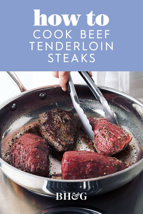 How To Cook Tenderloin, Tenderloin Steak Recipes, Best Filet Mignon Recipe, Filet Migon, Perfect Filet Mignon, Pan Seared Filet Mignon, Cooking Beef Tenderloin, Grilled Tenderloin