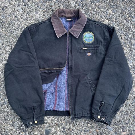 Vintage Dickies Detroit Jacket ‘Carhartt Style’... - Depop Dickies Eisenhower Jacket Outfit Womens, Dickies Jacket Outfit, Dickies Jacket, Carhartt Style, Detroit Jacket, Jacket Outfit Women, Vintage Dickies, Workwear Jacket, Jacket Outfit