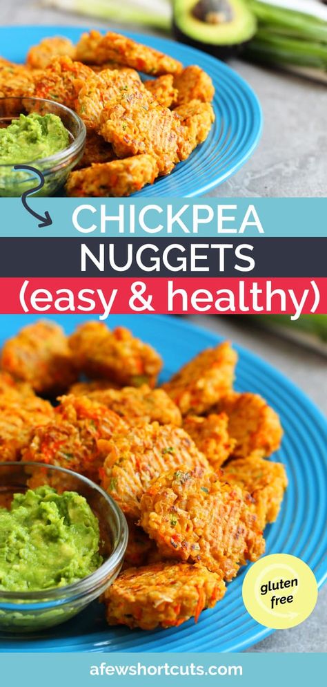 Veggie Chicken Nuggets, Chickpea Nuggets, Chickpea Recipes Easy, Meatless Chicken, Veggie Nuggets, Picky Toddler Meals, Easy Baby Food Recipes, Kids Lunch Recipes, Nuggets Recipe