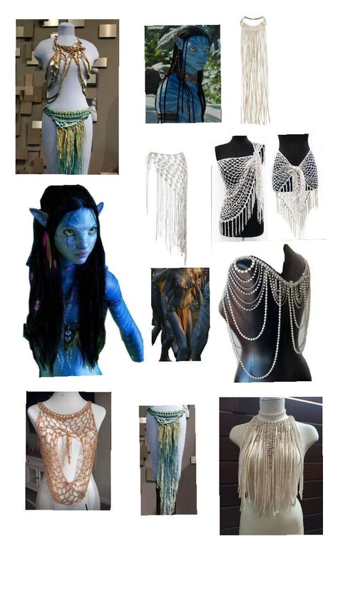 Na'vi Avatar Outfit, Atlantis Costume, Atlantis Kida, Avatar Clothes, Avatar Fashion, Sea Nymph, Atlantis, Costumes For Women, Mood Board