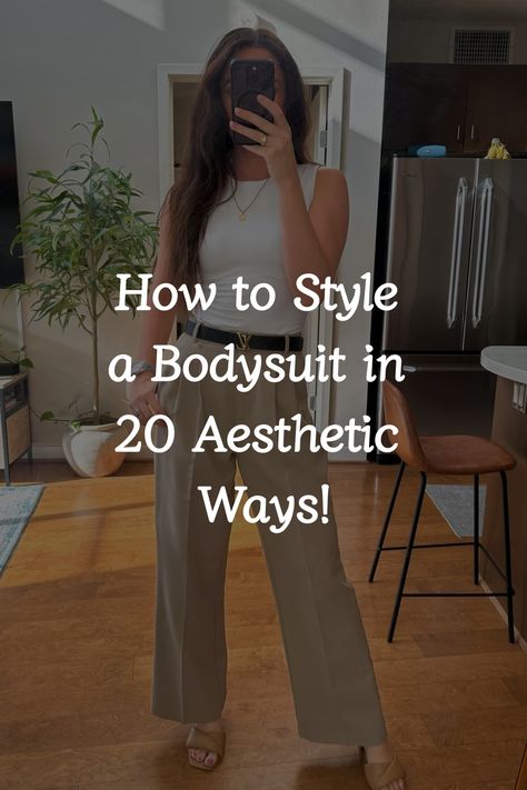 Elevate your wardrobe with fresh bodysuit outfit ideas! Embrace the simple, casual, and cute styles that perfectly match your aesthetic. Ready to level up your fashion game? Let's dive in! 💃✨ #FashionForward #OOTD Oqq Bodysuit Outfits, What To Wear Over A Bodysuit, Body Suit Outfits Ideas, Black Bodysuit Outfit Summer, How To Wear Bodysuit Outfits, How To Style Bodysuit, Bodysuit Hacks, How To Style A Bodysuit, Bodysuit And Sweatpants Outfit