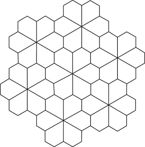 g Tesselating Patterns, Tessalations Patterns Ideas, Tesselations Pattern Ideas, Geometric Tessellation, Tessellation Pattern, Tessellation Art, Motifs Blackwork, Tessellation Patterns, Hexie Quilt