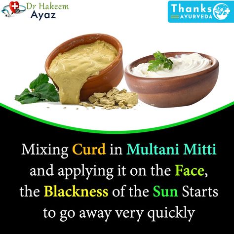 Mixing curd in multani mitti and applying it on the face, the blackness of the sun starts to go away very quickly. #Thanksayurveda #IndiaOnlinePharmecy #Ayurveda #HealthForWealth #BestHerbalTreatment #healthgoals Multani Mitti, Casual Frocks, Recipes Homemade, Bread Recipes Homemade, Health Goals, Ayurveda, Bread Recipes, The Face, The Sun