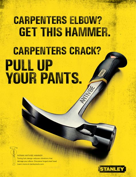 Tools Advertising, Tool Poster, Copy Ads, Forks Design, Stanley Tools, Woodworking Store, Iron Tools, Woodworking Logo, Creative Advertising Design