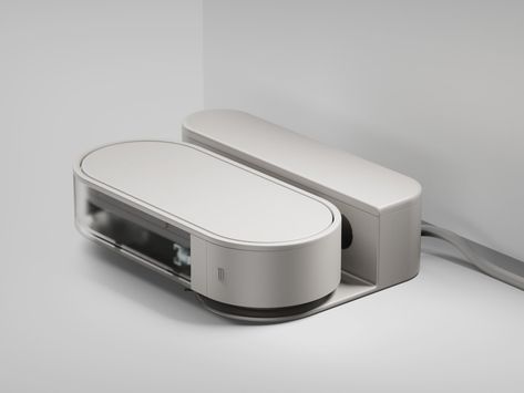 Rectangular robot vacuum concept proposes a more efficient design for smaller spaces Bentley Continental Gt Speed, Kitchen Technology, Robot Cleaner, Old Technology, Architecture Awards, Rounded Square, Vacuum Cleaners, Yanko Design, Robot Vacuum Cleaner