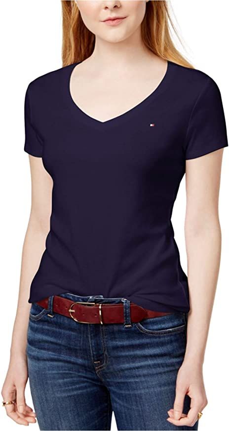 V Neck T Shirt Outfit, Tommy Clothes, Tommy Hilfiger Store, T Shirt Outfit, Tommy Hilfiger Logo, Printed Sleeveless Blouse, Tommy Hilfiger Shorts, Performance Leggings, Junior Outfits