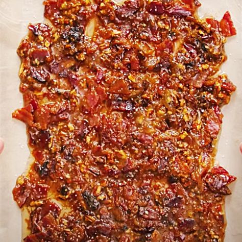 Bourbon Bacon Brittle Recipe - How To Make Bacon Candy - Easy bacon Snack Ideas Bacon Brittle Recipe, Bacon Candy, Bacon Snacks, Bourbon Bacon, Make Bacon, Bourbon Sauce, Brittle Recipes, Bacon In The Oven, How To Make Bacon