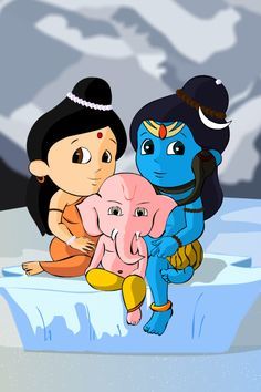 Sooooo cute Lord Shiva with Shree Ganesh and Mata Parvati !! Jai ho ! Follow me on Pinterest : @aditiaadi912 Parvati Mata, Shiv Family, Mata Parvati, Ganesha Drawing, Baby Ganesha, Shree Ganesh, Shiva Parvati Images, Ganesh Ji, Lord Shiva Hd Wallpaper