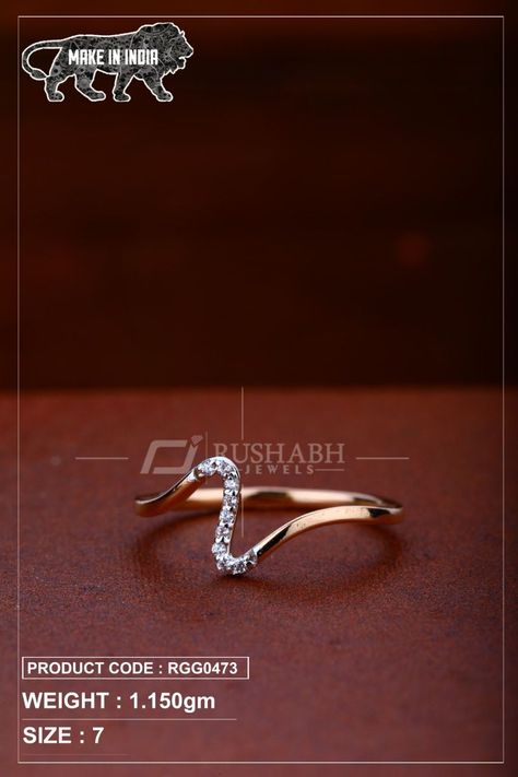 Light Weight Rings Gold, Light Weight Diamond Rings, Girls Ring Design Gold, 1 Gram Gold Ring, Ladies Rings Gold Design, Fruit Sketch, Gold Haram, Ladies Jewellery, Oxidised Silver Jewelry