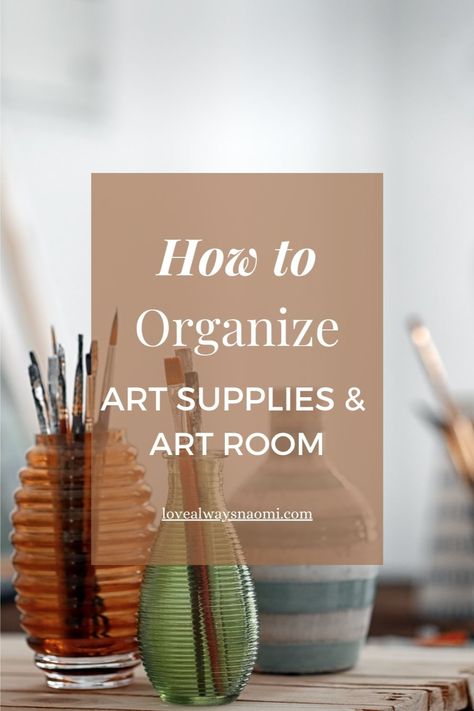 Professional Art Supply Organization, Art Paper Storage Ideas, Small Home Art Studio Ideas, Ways To Organize Art Supplies, Organising Art Supplies, Art Studio At Home Organization, Art Supply Organization Ideas, Storing Art Supplies, Art Supply Organization Diy